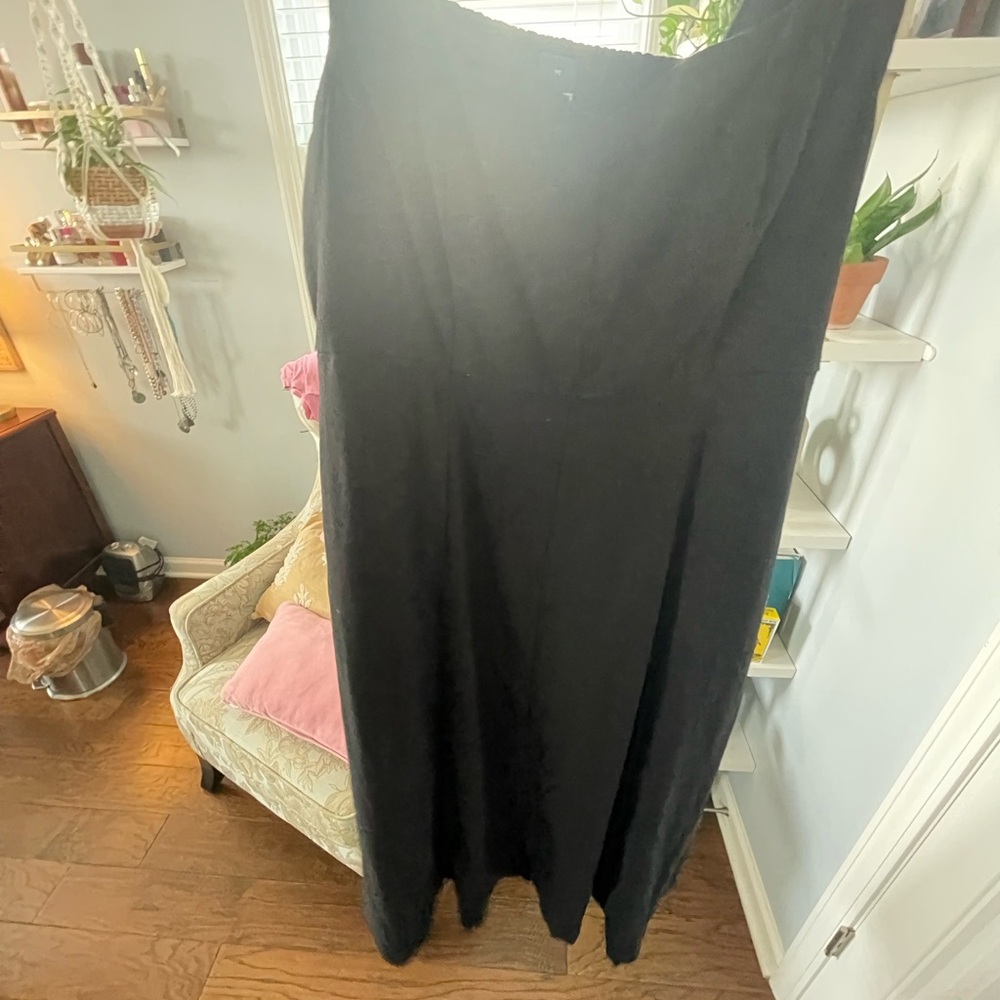 Old Navy Classic Black Midi Dress Sz:M - Picture 7 of 12